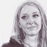 Jenna Marbles Pen Drawing