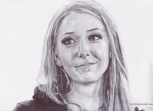 Jenna Marbles Pen Drawing