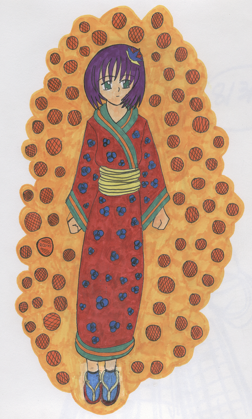 Primary Kimono Girl