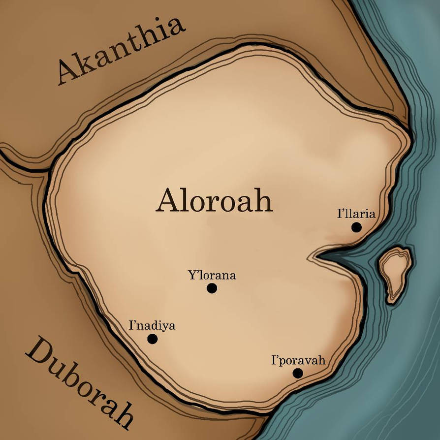 Alloha Map Aloroah - Map - Basic by King0fTheFoxes on DeviantArt