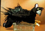 Plush Hippogriff in Black by sandrabong
