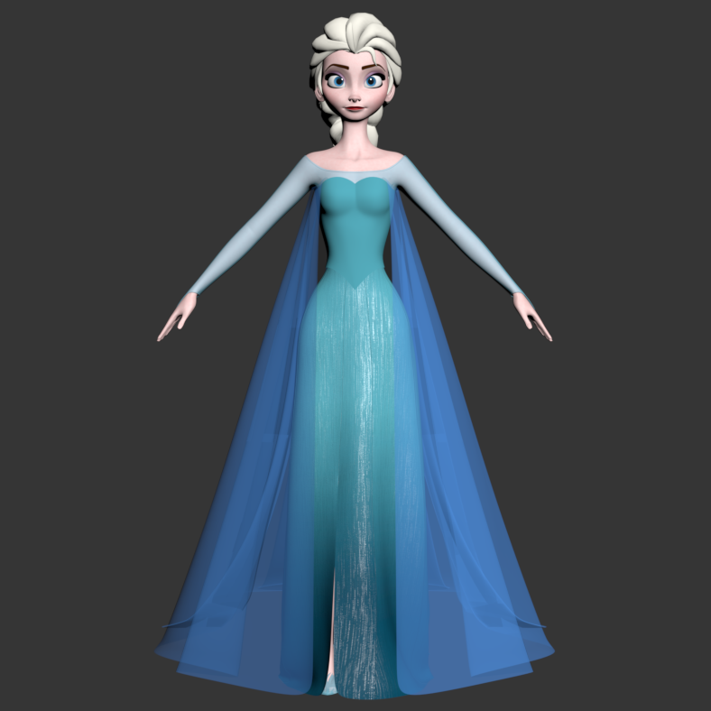 Elsa Update by 3d-modeler on DeviantArt