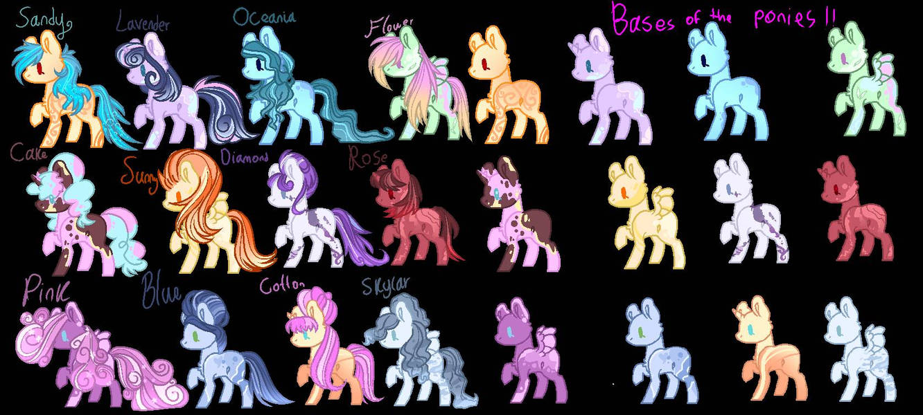 MLP // Big Chibi Adopt Batch (5/12) by iluvcats18 on DeviantArt