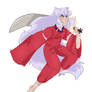 Inuyasha floating in space