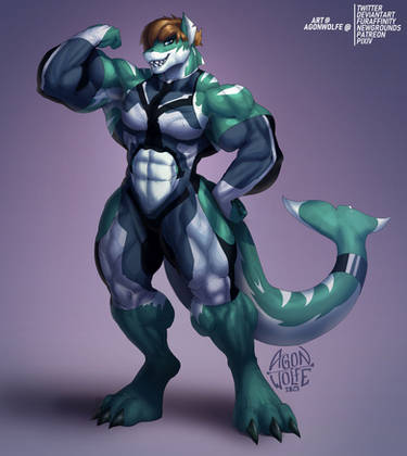 Roblox R63 Muscular Tiger Shark Girl by MuscleFoxie89 on DeviantArt