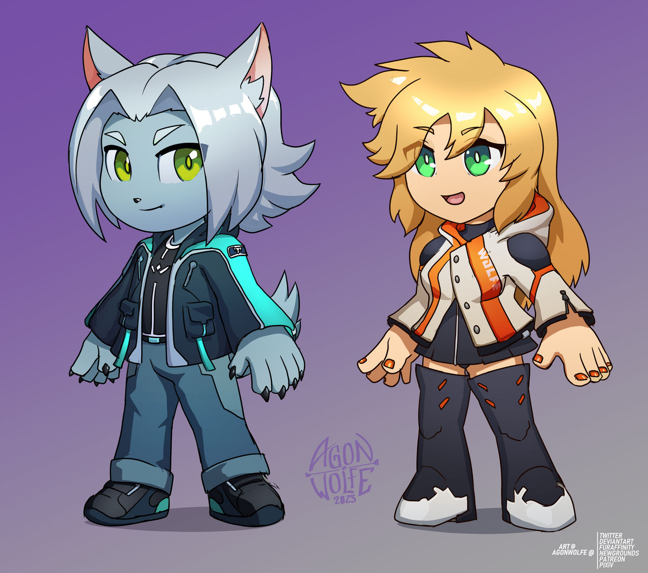 Chibi Computer Oc Oc's Chibi style by AgonWolfe on DeviantArt