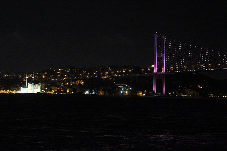 Bosphorus in purple