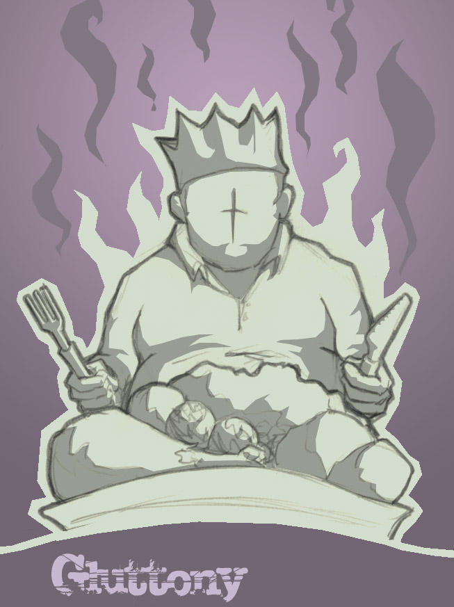 7 Deadly sins: Gluttony by Roadtripper on DeviantArt