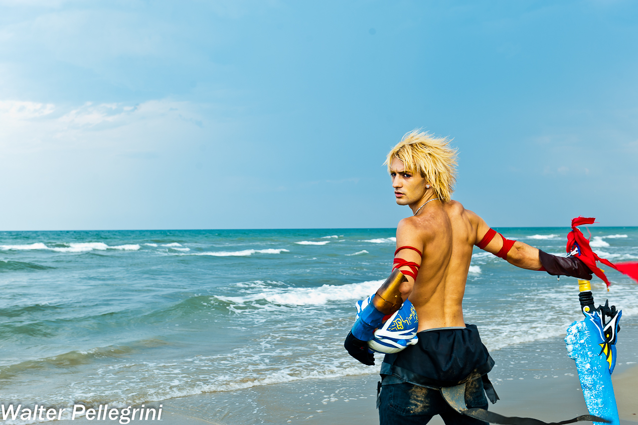 Tidus Dissidia Duodecim at RiminiComix2012