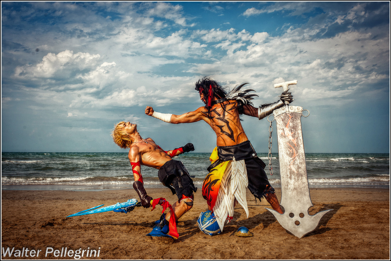 Tidus vs Jecht Cosplay by Leon Chiro Cosplay Art