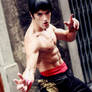 Gold Dragon Power.  Marshall Law - Tekken Cosplay