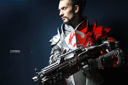 Mass Effect 3 Shepard Cosplay Blood Dragon Armour