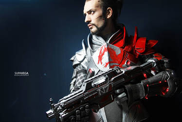 Mass Effect 3 Shepard Cosplay Blood Dragon Armour