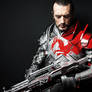 Shepard Cosplay- Blood Dragon Armour Mass Effect 3