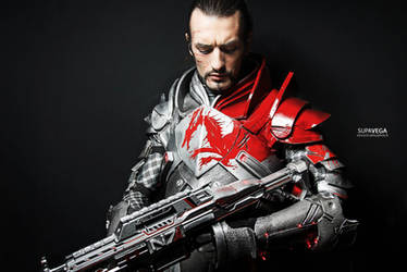 Shepard Cosplay- Blood Dragon Armour Mass Effect 3