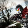 Blood Dragon Armour Cosplay Leon Chiro as Shepard