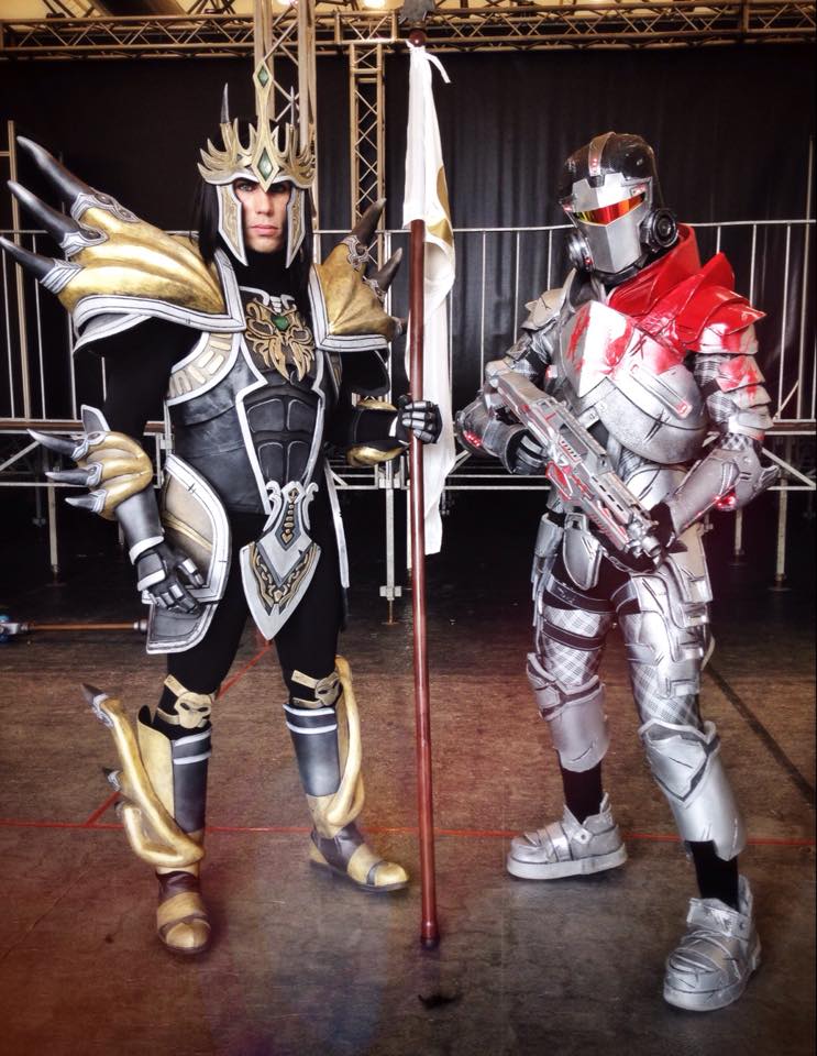 Jarvan IV and Shepard - LoL and MassEffect Cosplay