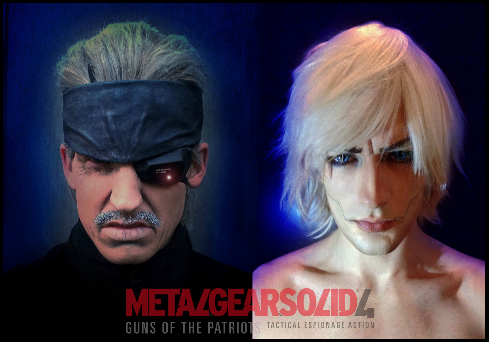 MGS 4 - RBF and Leon Chiro as Old Snake and Raiden