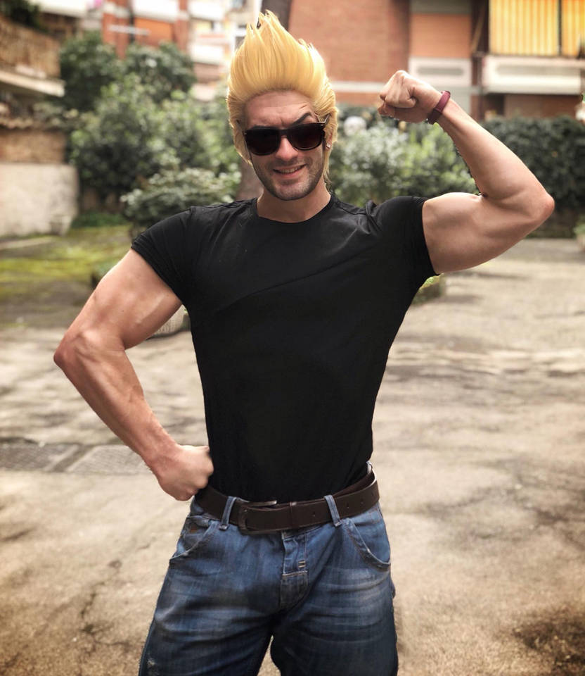 Real Life Johnny Bravo by Leon Chiro Cosplay Art by LeonChiroCosplayArt