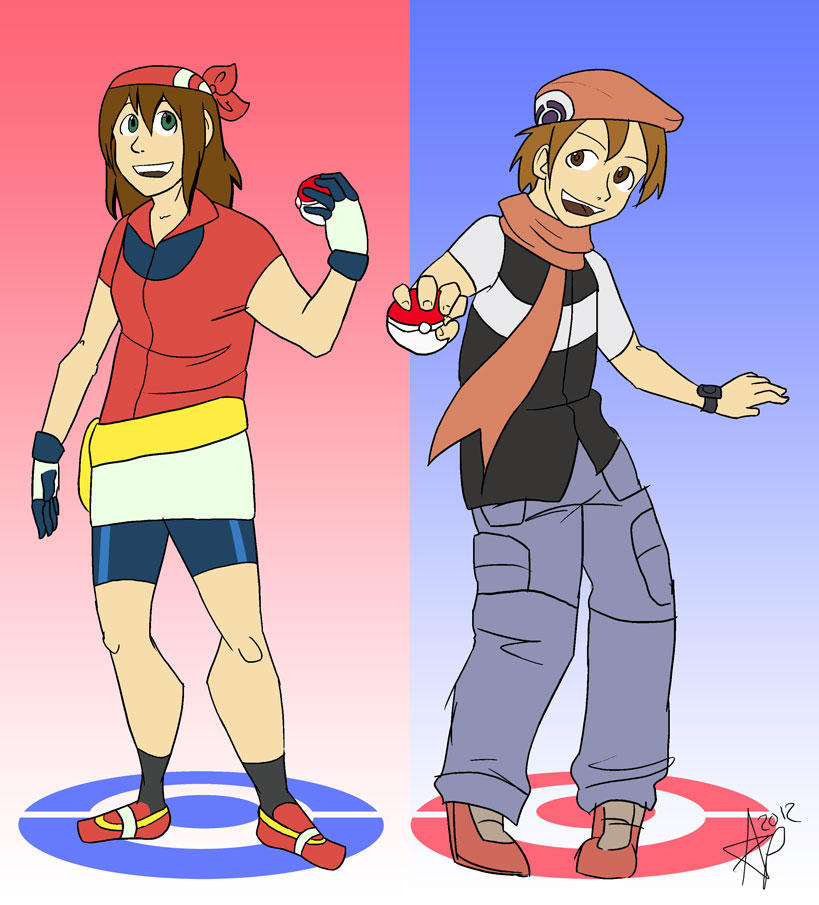 Pokemon Trainers by Chibidoodles on DeviantArt