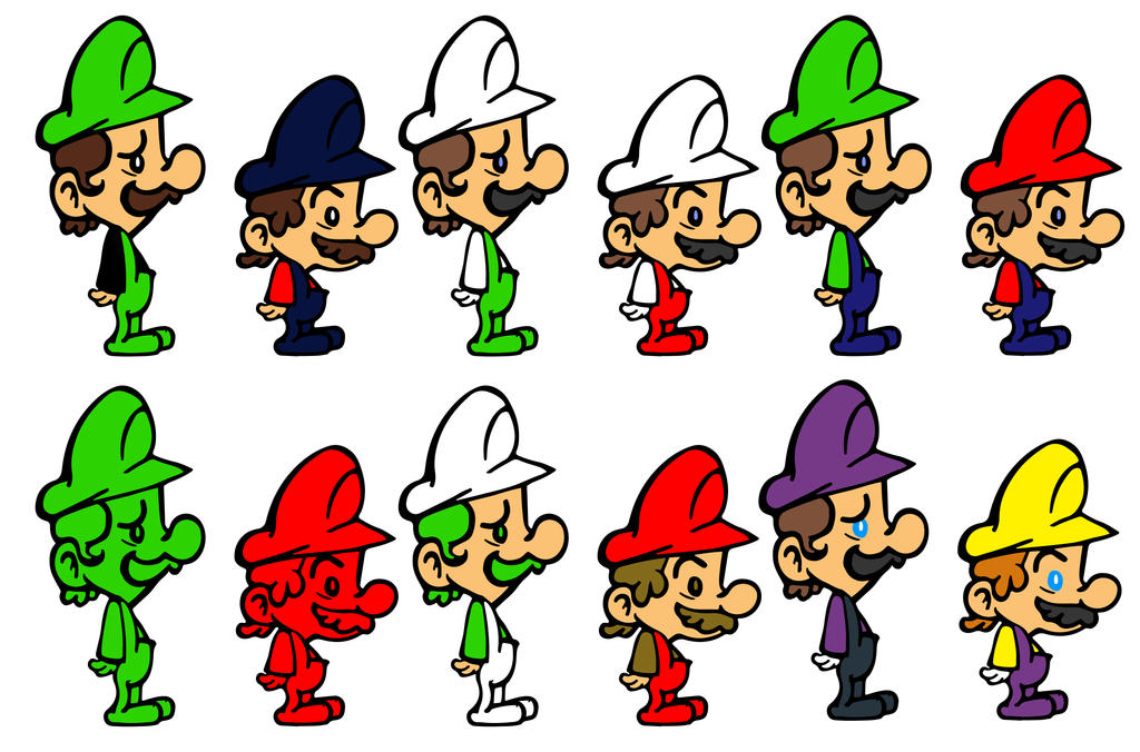 Mario Colorforms Super Mario Color Show2 by EvilRilla on DeviantArt