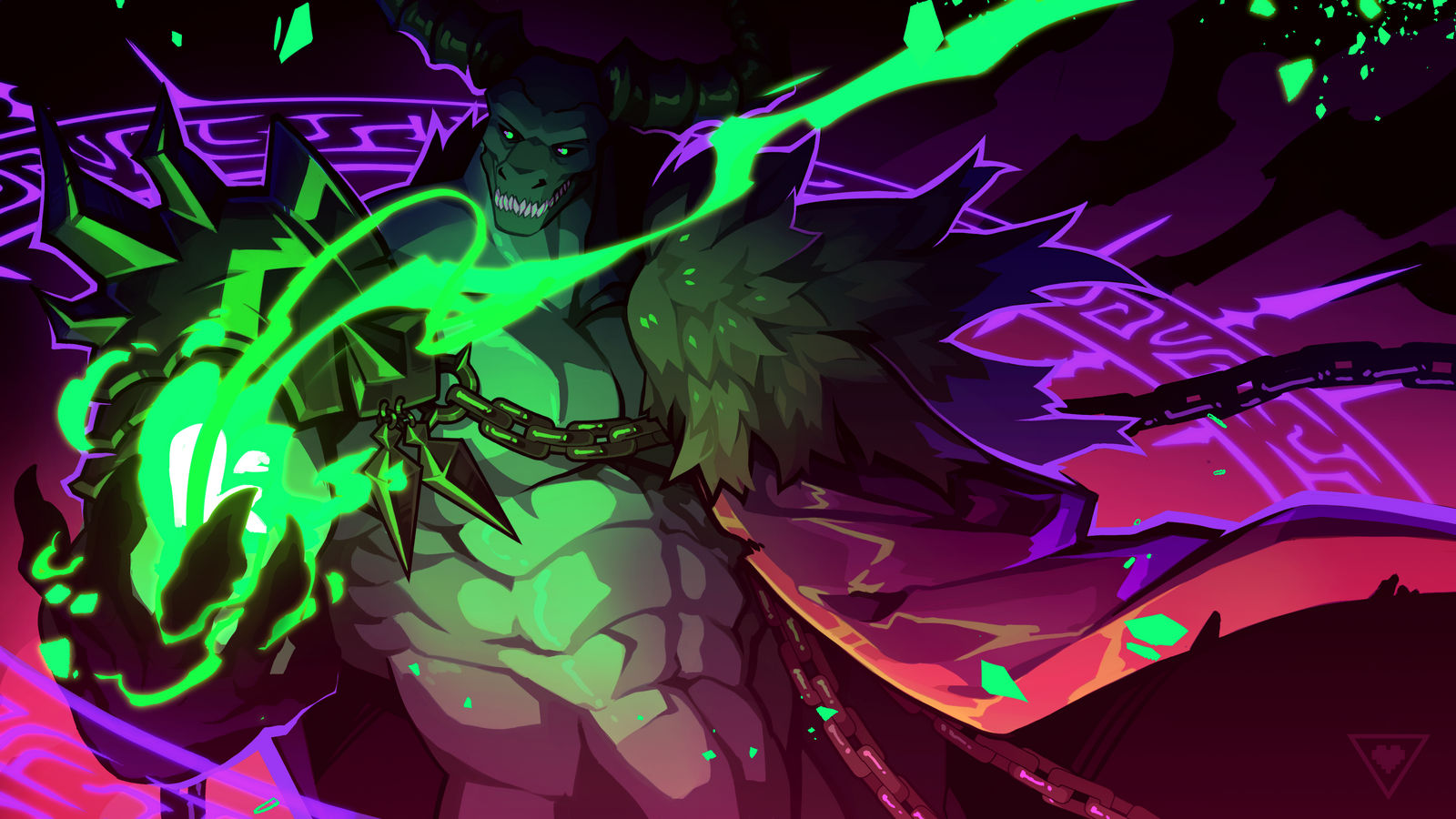 Monster of the black lights