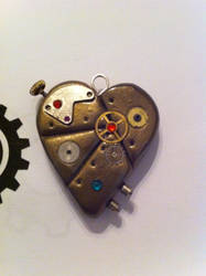 Steampunk Clockwork Heart