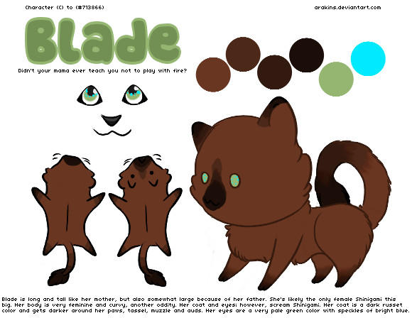 Blade Color Reference Blade -reference sheet- by Arakins on DeviantArt