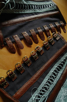 sneek peek steampunk corset