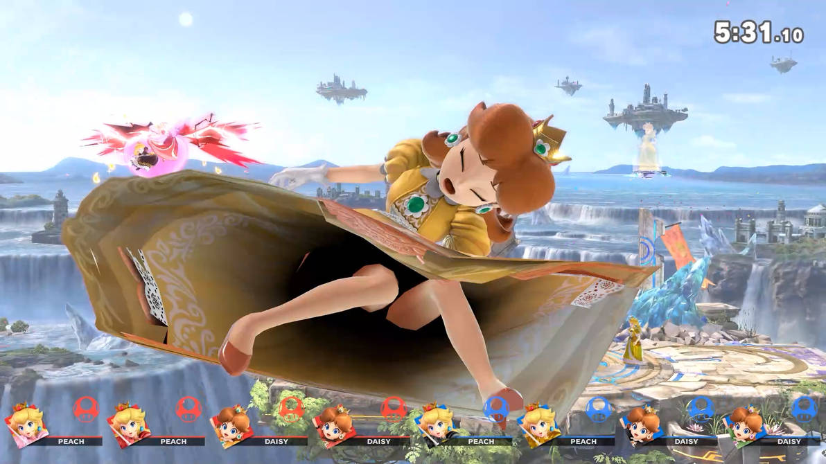 Screenprint Daisy Princess Daisy Screen KO 1 (2) by JoseARTeph on DeviantArt