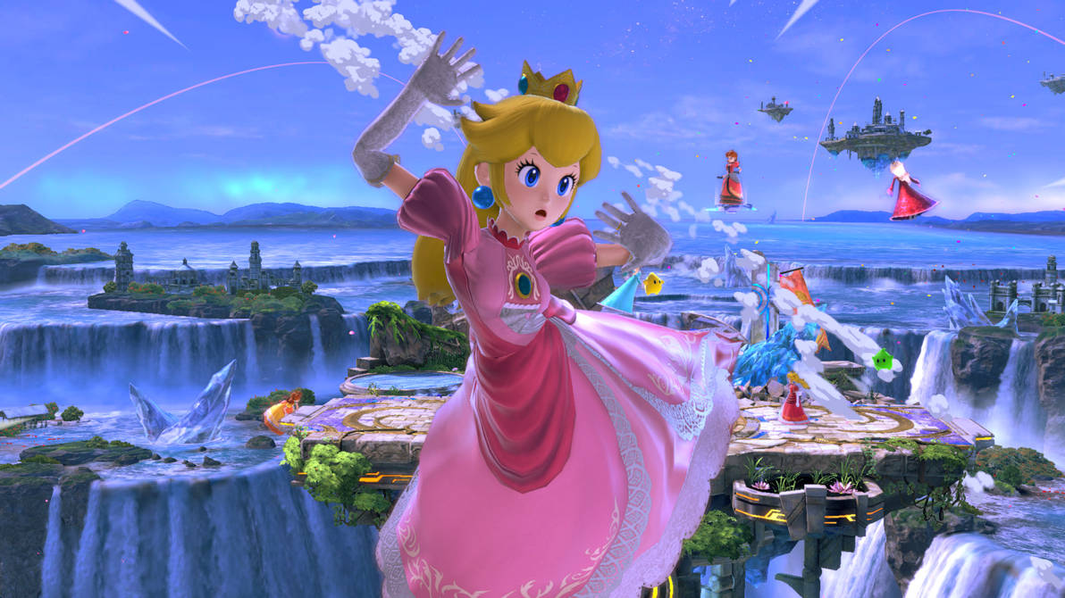 Princess Peach Screen KO 2 (3) by JoseARTeph on DeviantArt