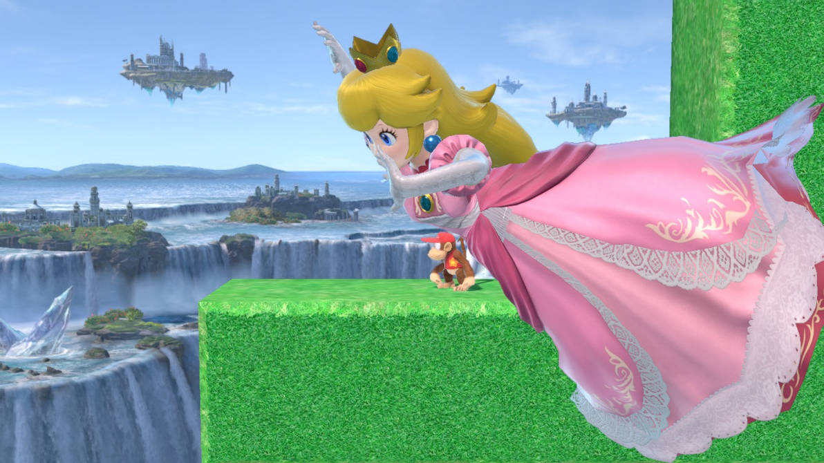 SSBU: Princess Peach's Side Screen KO by JoseARTeph on DeviantArt