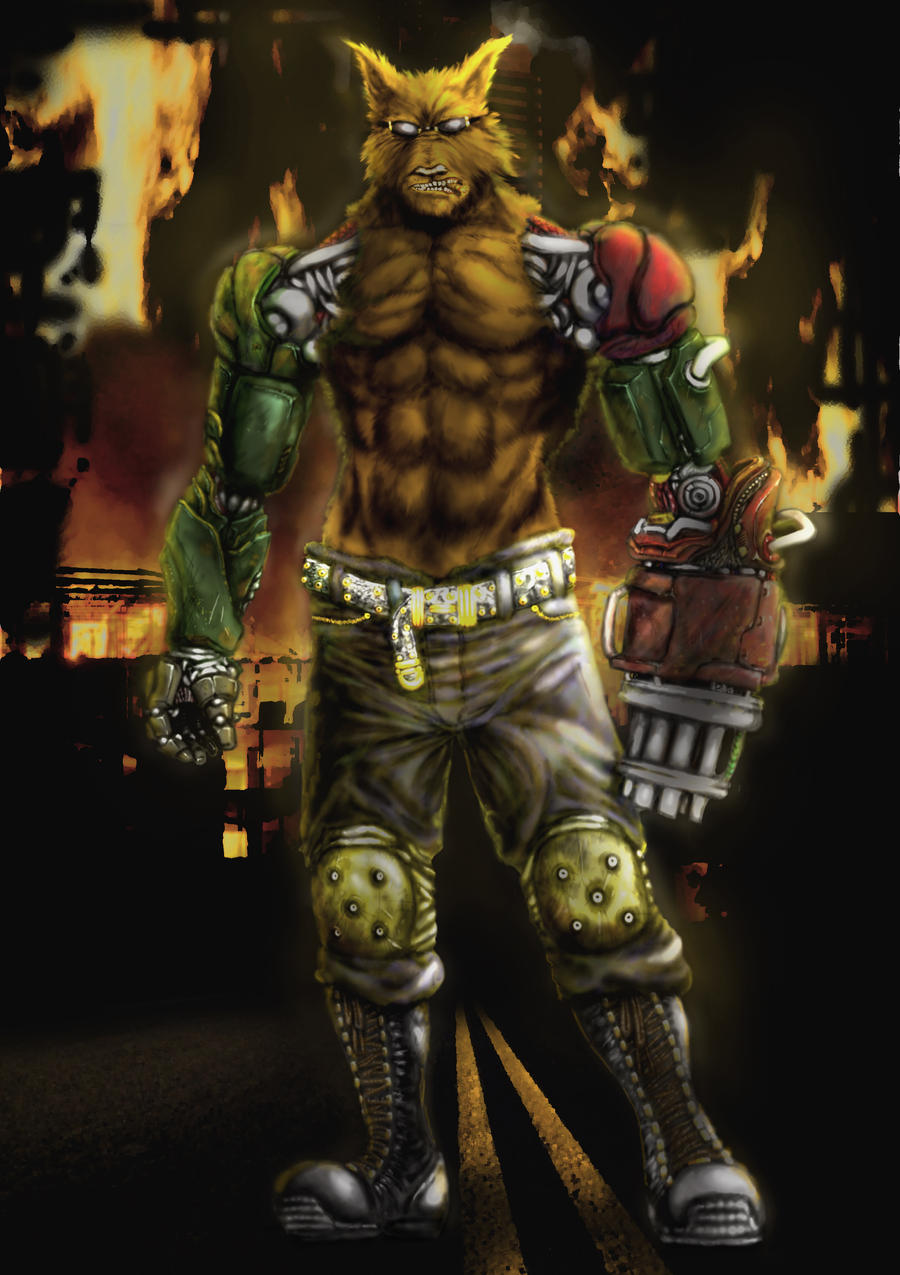 Contra Hard Corps: Brad Fang by EstudioEnder on DeviantArt