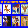 my top 12 favorite cartoon characters