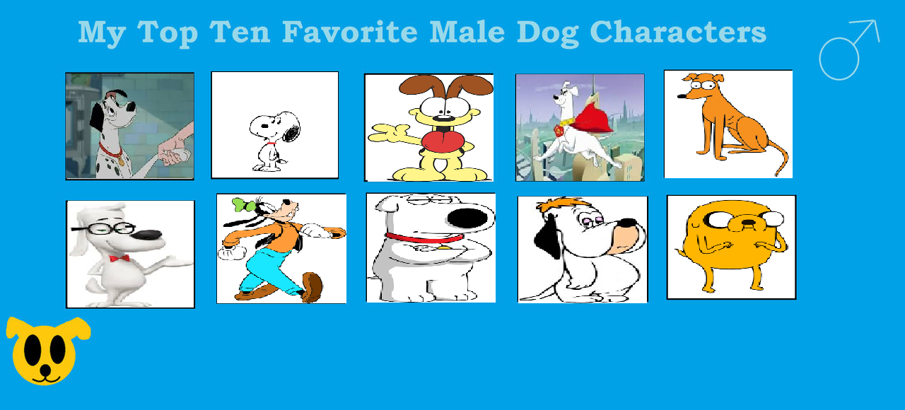 Deviantart Characters Dogs my top 10 favorite male dog characters by cartoonstarreviews on DeviantArt