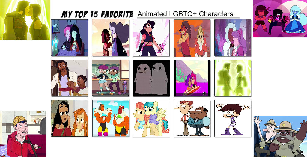 my top15 favorite animated LGBTQ + characters by cartoonstarreviews on ...