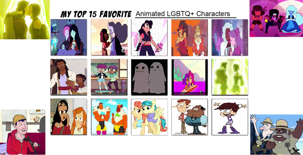 my top15 favorite animated LGBTQ + characters by cartoonstarreviews on ...
