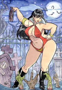 Vampirella Curvy Commission