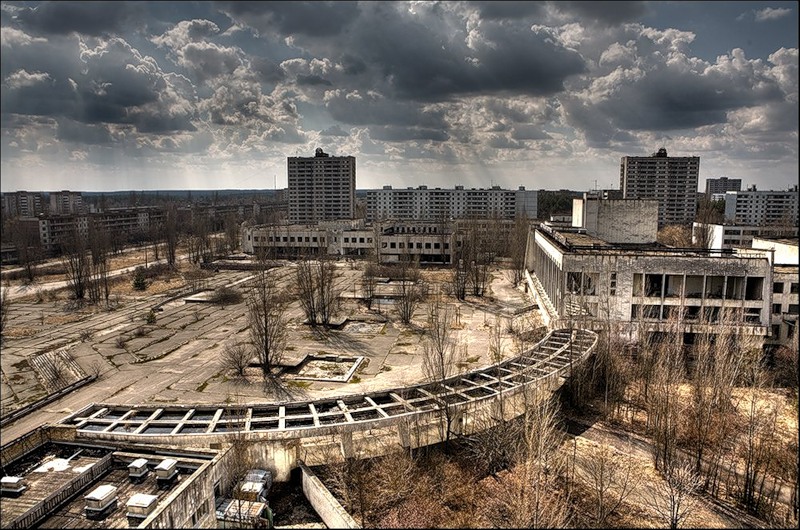 The dead city of Pripyat...