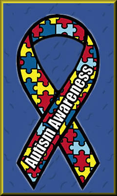 Autistic Awareness Ribbon II