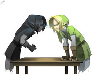 Link Vs DLink Staring Contest by IJKelly