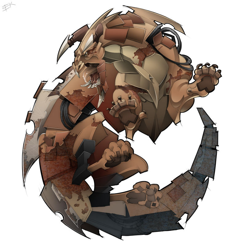 Rust Dragon by IJKelly on DeviantArt