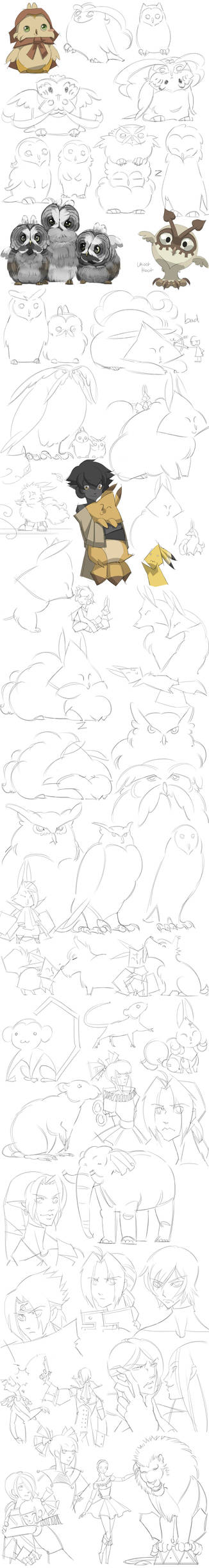 Mostly Cute SKETCH DUMP