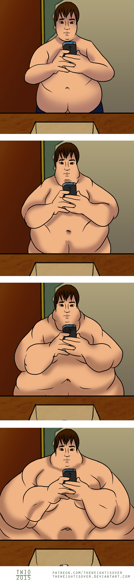 King-Gluttony Selfie Progression