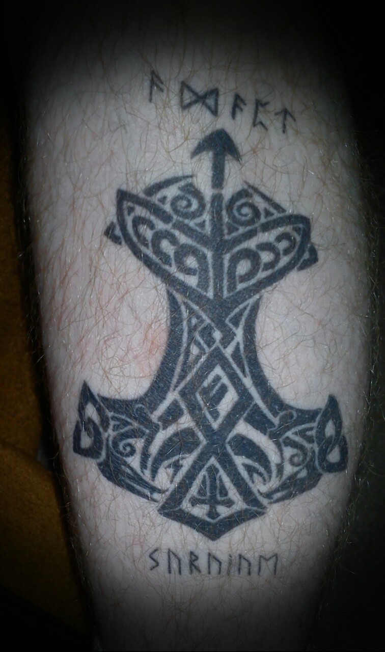 Mjolnir tattoo by NoSoulNinja on DeviantArt Mjolnir tattoo by NoSoulNinja on DeviantArt