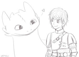 How to Train Your Dragon 2 - Hiccup and Toothless