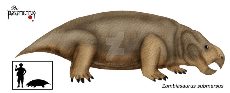 Zambiasaurus submersus by Theropsida on DeviantArt