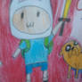 Chibi Finn and Jake :3