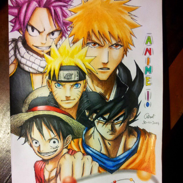 Natsu Goku Naruto Luffy Supreme Goku Naruto Saitama Luffy Natsu