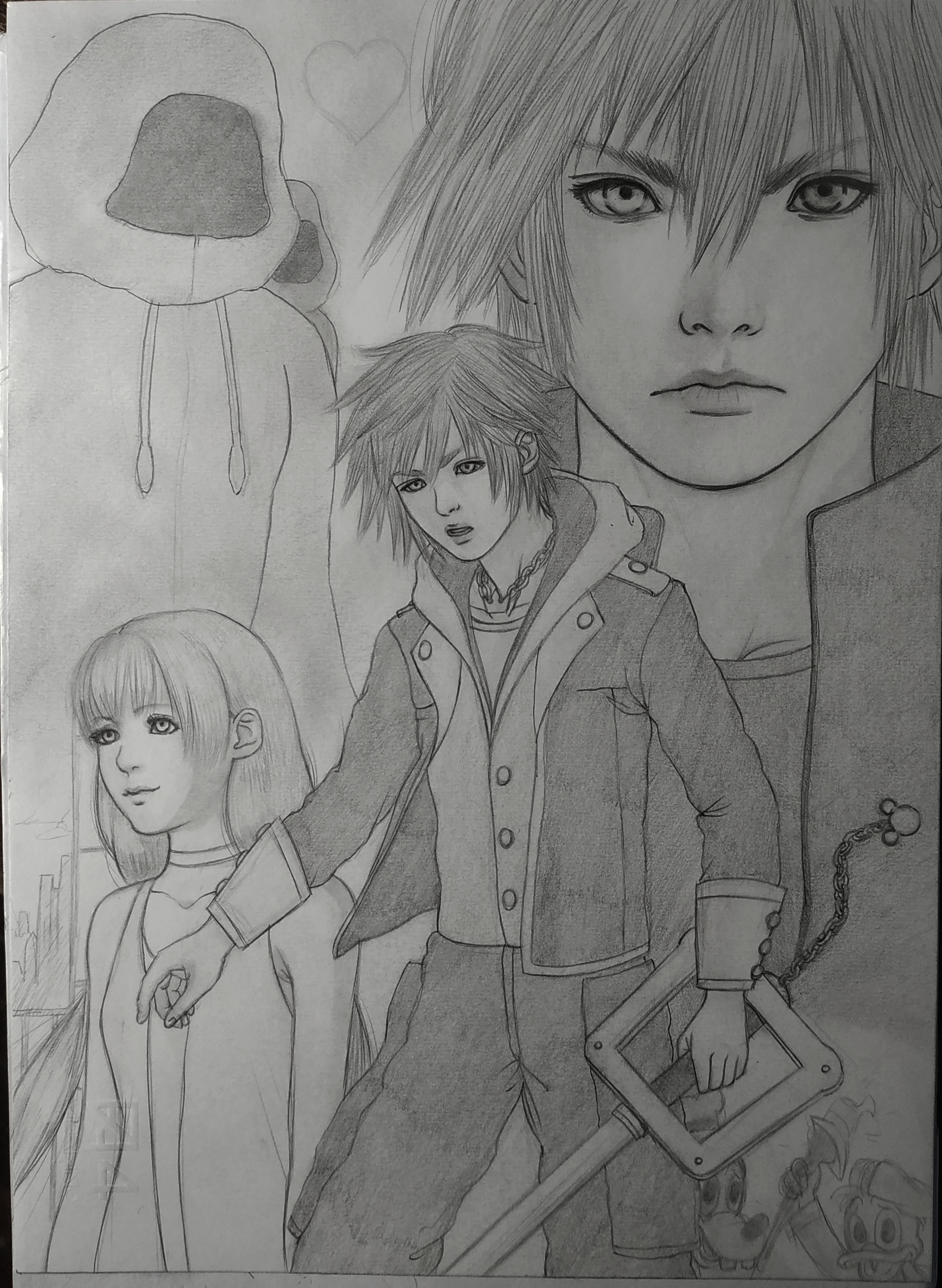 Processo de Pintura Digital - Fanart do Pateta - Kingdom Hearts